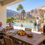 La Quinta Thanksgiving rental villa pool