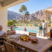 La Quinta Thanksgiving rental villa pool